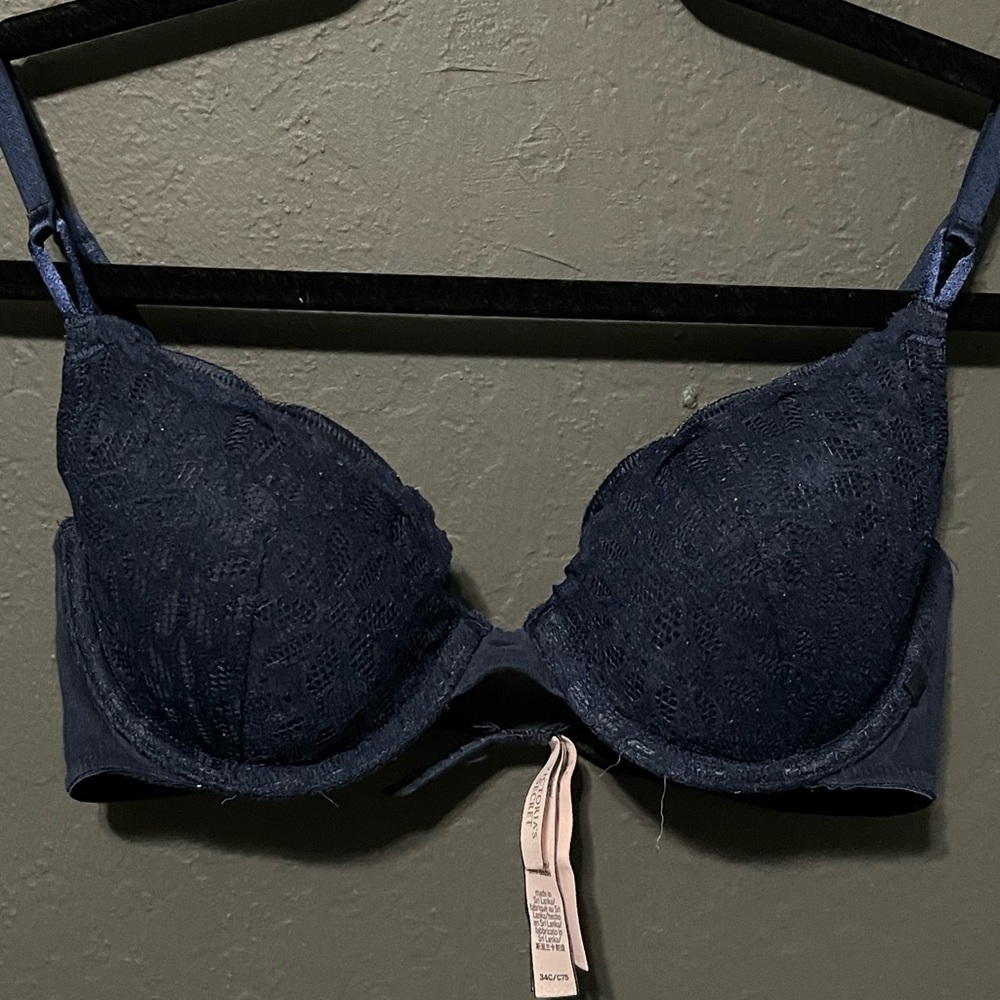 Victoria's Secret Lace Bra in Deep Blue